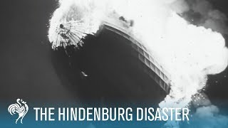 Hindenburg Disaster Real Zeppelin Explosion Footage 1937  British Pathé [upl. by Chuu]