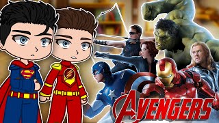 Justice League React To Avengers  DC  Marvel  Gacha react [upl. by Machute806]