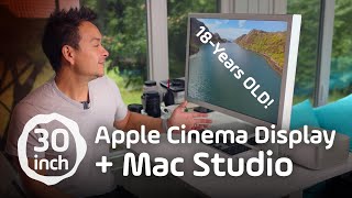 Apple 30quot Cinema Display with Mac Studio  BEST Combo [upl. by Bria1]