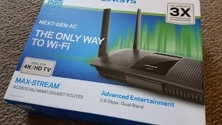 Linksys EA8500 AC2600 Router Unboxing and Review [upl. by Johny]