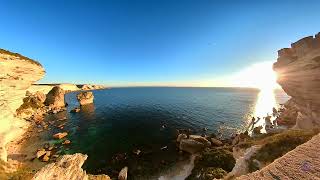 Panorama sur la réserve naturelle des bouches de Bonifacio en Corse amp le grain de sable Dio Grosso [upl. by Ossy]