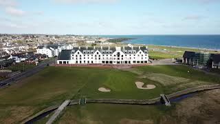 Carnoustie Golf Course by Drone [upl. by Morgun]