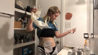 Less than 10 minutes Coloplast 2 piece ostomy bag change  No talking [upl. by Krystle649]