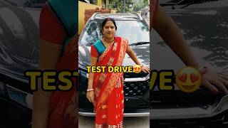 New Car Ka Test Drive😍😍 shorts vlog minivlog car trending [upl. by Earal]