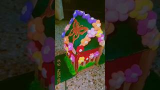 ✨Beautiful cardboard house craft 🏡 house craft short [upl. by Isolde]