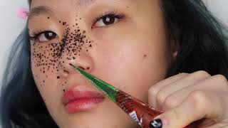 Basic Henna Tutorial for a Natural Freckles Look  uglysxegirl [upl. by Nevins]