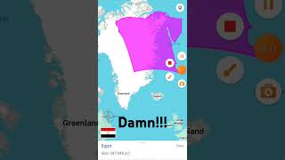 This would happen if Egypt switched with Greenland on the world map [upl. by Onit]