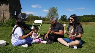 Seneca Corn Dance Songs at Ganondagan Bill Crouse and family [upl. by Bindman]