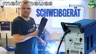 Einhell Schutzgas Schweißgerät BT GW 190 D unboxing review und praxistest [upl. by Collum666]