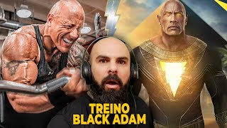 REAGINDO AO TREINO DO THE ROCK PARA O PAPEL DO BLACK ADAM  DWAYNE JOHNSON [upl. by Ronoh]