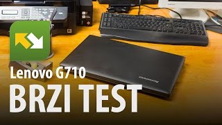 Lenovo G710  brzi test [upl. by Enneire]