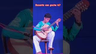 Basanta ese geche  classical guitar fingerstyle  Anupam Roy classicalguitar [upl. by Ardnaeed]