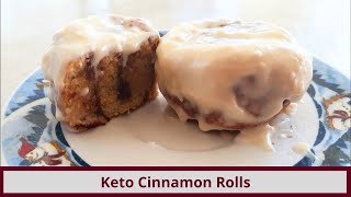 Easy Keto Cinnamon Rolls Gluten Free and Nut Free Options [upl. by Yunick]