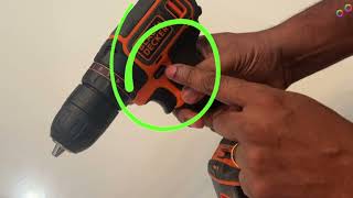 Black and Decker Drill screw and unscrew drill bit [upl. by Zonda]