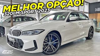 NOVA BMW 320I M SPORT 2023 BRANCO ALPINO INTERIOR MOCHA TETO SOLAR HEAD UP DISPLAY E TELA GIGANTE [upl. by Evers340]