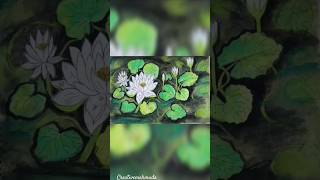 শাপলাwaterlilylilyflower waterlily drawingeasy lily drawing for kidswaterlily lilywhitelily [upl. by Anivlek]