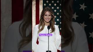 Melania Trump First Lady of United States melaniatrump firstlady donaldtrump shorts shortsfeed [upl. by Gerek434]