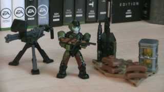 Halo Mega Bloks 97207 UNSC Weapons Pack II Review [upl. by Kenneth881]