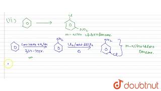 How will you convert benzene into i pnitrobromobenzeneii mnitrochlorobenzene iii p nitr [upl. by Eisned979]