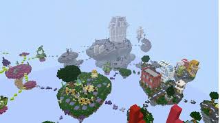 BlocksMC SkyPvP View From Up Front X DOORS Guilding Light [upl. by Popper]