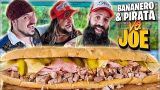 ¿NOS COMEMOS EL SANDWICH CUBANO GIGANTE PIRATA Y BANANERO VS JOE en MIAMI [upl. by Ttelrats]