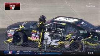 NASCAR Xfinity Series Dover 2017 Practice 1 Gase Gallagher Crashes [upl. by Enylhsa44]