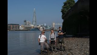 London Mudlarking near Execution Dock  Tudor amp Medieval finds [upl. by Elrebma]