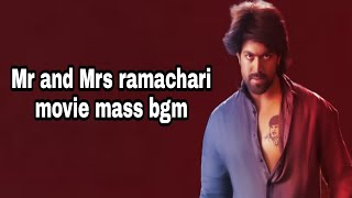 Mr and Mrs ramachari movie mass bgmyash mrandmrsramachari rockybhai [upl. by Par]