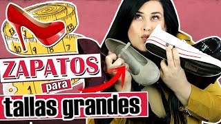 ¿Dónde compro mis ZAPATOS de TALLAS GRANDES  Tiendas 🔝 de MODA con calzado para todas las tallas [upl. by Granthem]