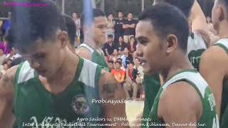 Agro Sailors vs DMMA Mariners  Inter Collegiate Basketball Tournament ProbinsyaSerye [upl. by Kuehn]