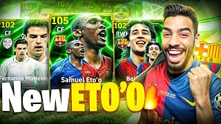 NEW ETOO 105 RATED PACK OPENING  GAMEPLAY 🔥 eFootball 25 mobile [upl. by Sirref]