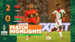 HIGHLIGHTS  Angola 🆚 Burkina Faso TotalEnergiesAFCON2023  MD3 Group D [upl. by Garret746]