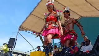 Trobriand Islands Milne Bay PNG Cultural Show of St Charles Lwanga Secondary Scool Port Moresby [upl. by Alleynad]