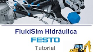 FluidSim Hidráulica  Tutorial  Parte 1 [upl. by Mahda]