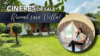 Rumah Luas Rasa Villa di Cinere Depok Jakarta Selatan  5M an [upl. by Ginzburg]