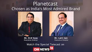 Planetcast chosed as Indias Most Admired Brand [upl. by Martens]