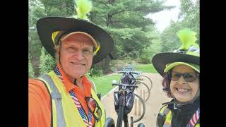 Blackstone River Greenway Bikepath  Uxbridge MA to Blackstone MA [upl. by Tloh334]