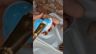 Conch shell painting 🤍🎨🖌️conchshell painting art artist artwork paintingtutorial [upl. by Farnham]