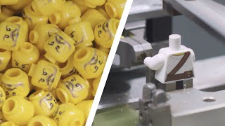 How are LEGO Minifigures Made  LEGO Factory Behind The Scenes [upl. by Seely]