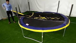 Building a Zero Gravity Ultima 4 Trampoline  Step 11  BUILD ENCLOSURE TOP RING [upl. by Bertram60]