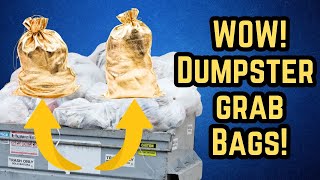 Dumpster Diving Grab Bags Mystery Grab Bags With An Amazing Grocery Haul Inside [upl. by Ynnad]