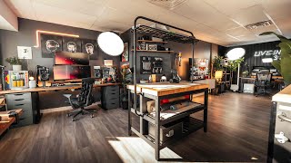 I Built My Dream Office Workspace Tour 2023 [upl. by Roinuj]