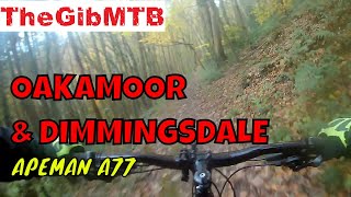 Oakamoor amp Dimmingsdale MTB Downhill Trails Staffordshire Apeman A77 Chest mount [upl. by Maegan]