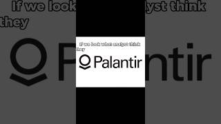 The Palantir Stock Valuation Mystery [upl. by Trakas146]