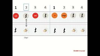 Boomwhackers 2 easy music patterns [upl. by Suki]