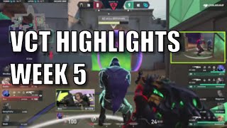 WEEK 5 HIGHLIGHTS  VCT Stage 1 2024 [upl. by Izak]