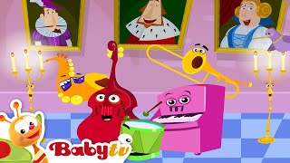 Burgabenteuer mit Posaune 🎵 Musik für Kinder  vollständige Folge  Cartoon BabyTVDE [upl. by Aneel683]