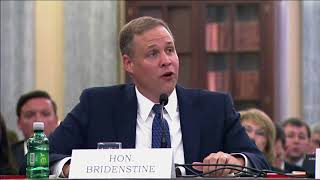 Inhofe QampA of Jim Bridenstine at Commerce Nomination Hearing [upl. by Anyahs]