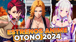 🍁 ¡ESTRENOS ANIME OTOÑO 2024  📅 ¡Fechas Confirmadas de Todos los Animes 🔥 [upl. by Anihtyc]