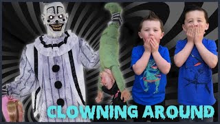 Clowning Around Spirit Halloween  Unbox and Setup Halloween Animatronic  Spirit Throwback Thursday [upl. by Boothman]